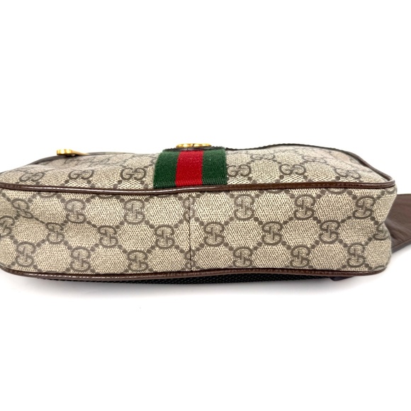 GUCCI GG Supreme Ophidia Medium Monogram Belt Bum Waist Bag - Picture 8 of 14